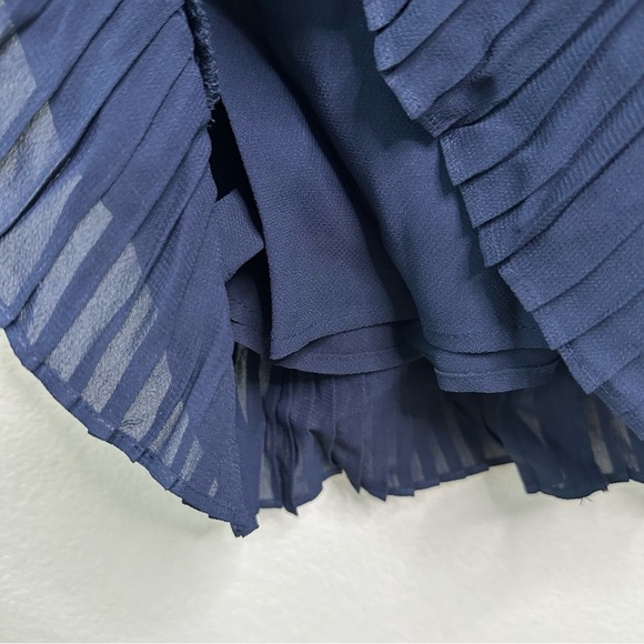 Reformation Navy Suki Midi Dress SZ US 6 - Picture 5 of 9